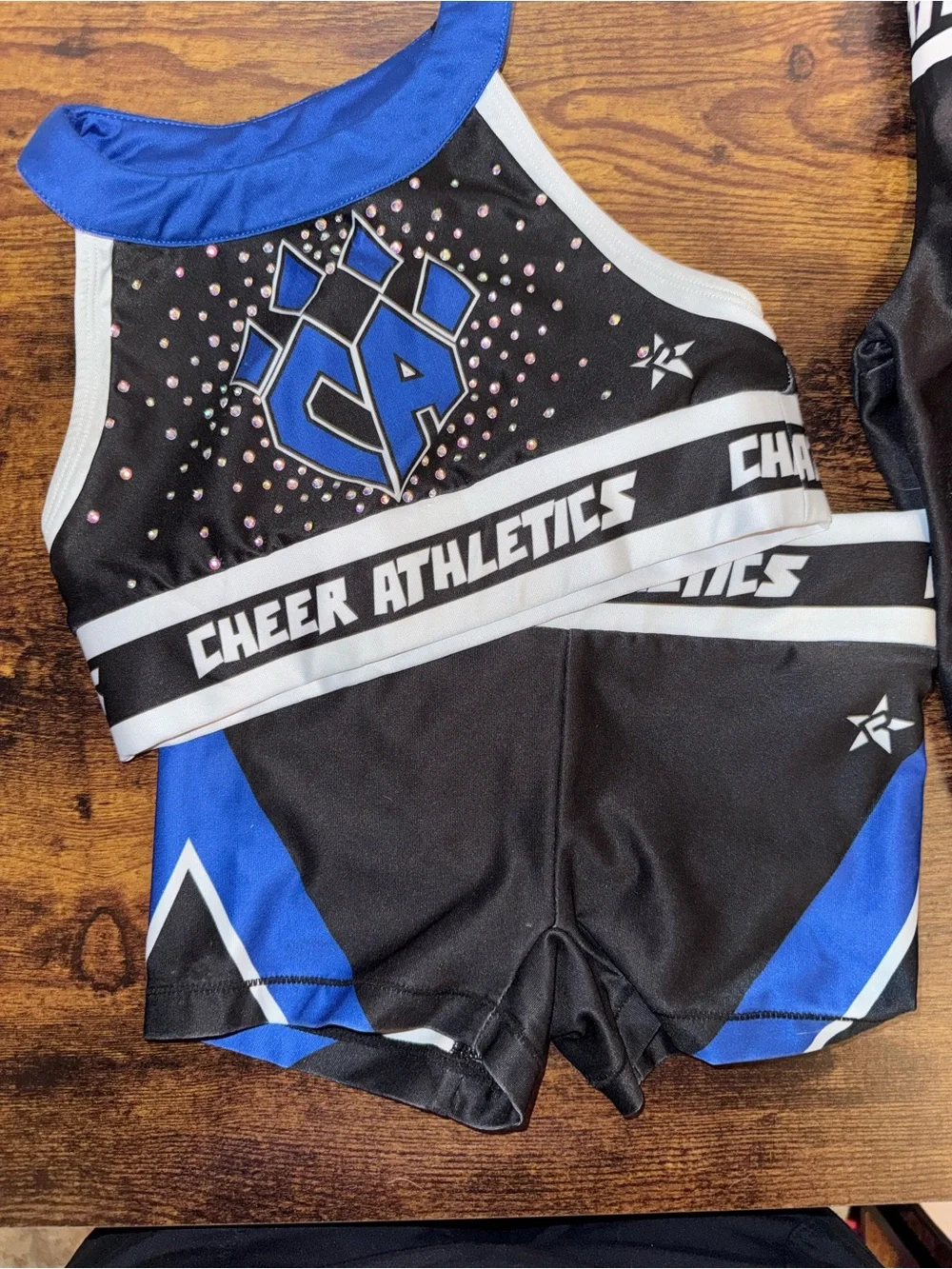 Cheer Athletics Black, Blue & White Cheer Matching Set